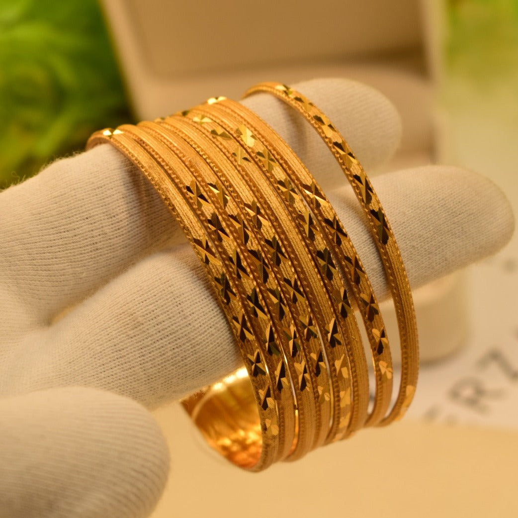 Elegant Fancy Golden Bangle Sets for Girls/Women