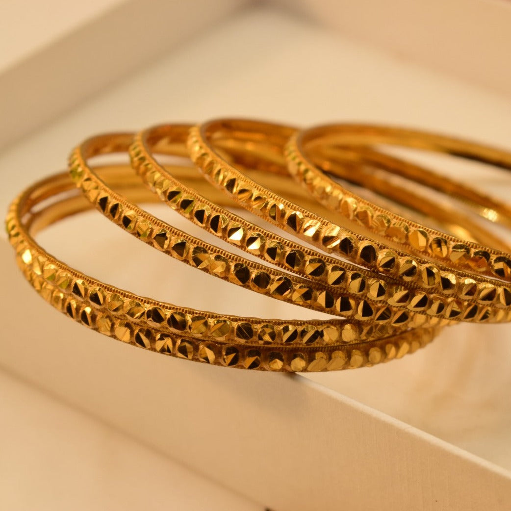 Elegant Fancy Golden Bangle Sets for Girls/Women