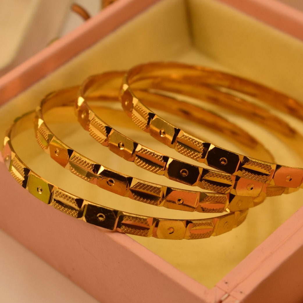 Elegant Fancy Golden Bangle Sets for Girls/Women