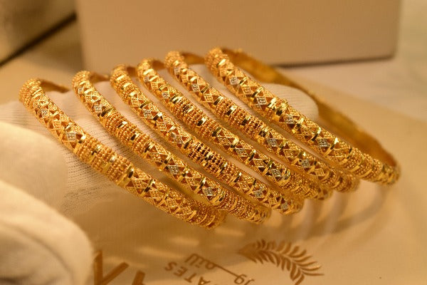 Stylish Design 6 Pieces Bangles Set for Girls/Women