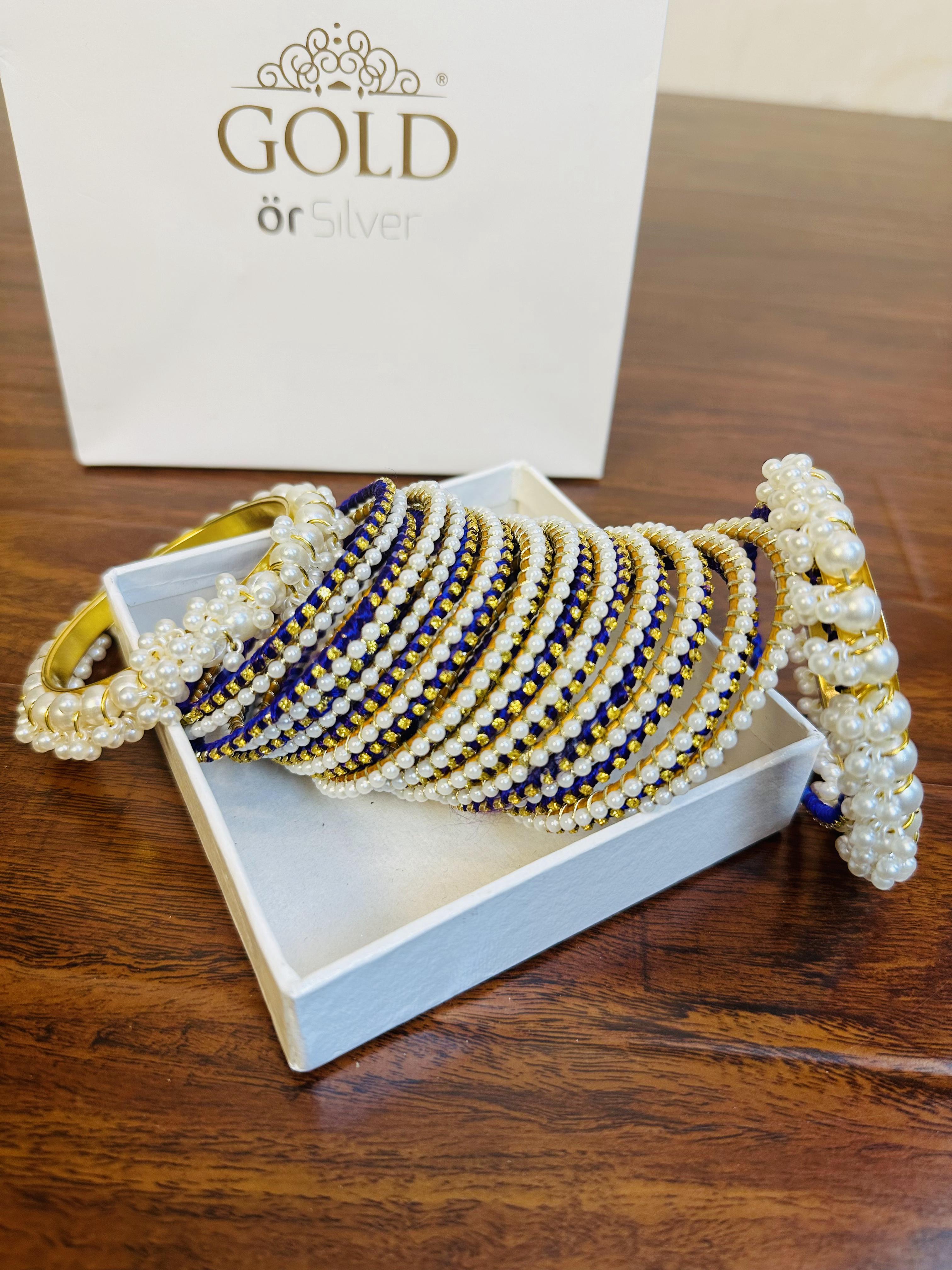 Stylish Pearls Bangles for Girls/Women