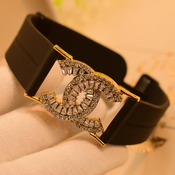 Luminous Unique Design Gold Plated Strap Bracelet for Girls/Women