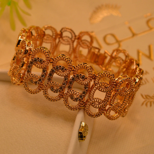 Gorgeous Design Gold Plated Crystal Stones Bracelet for Girls/Women