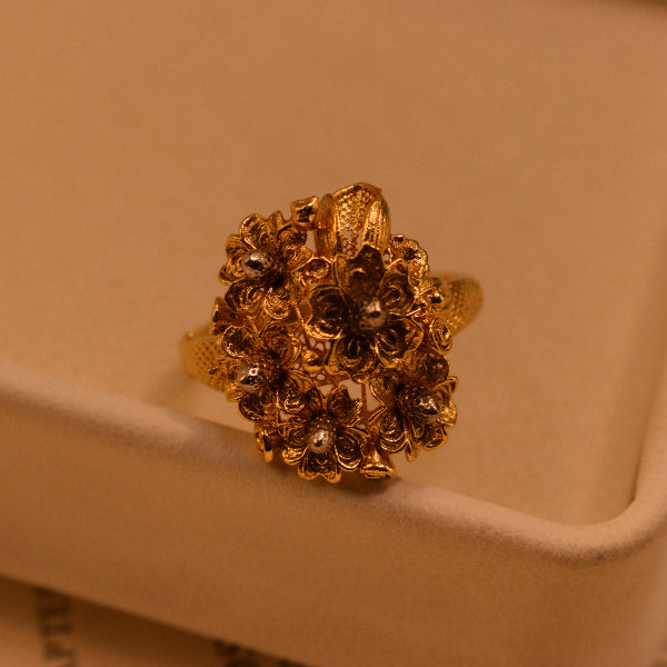 Luxury Unique Design 22K RP 3.5 Gram Gold Plated Ring For Girls/Women
