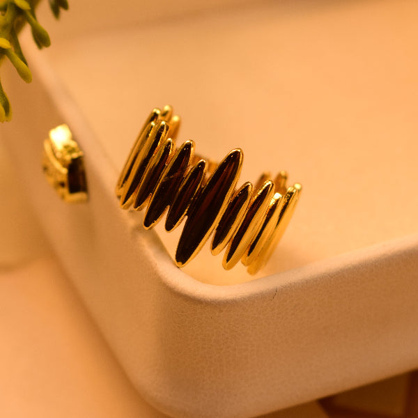 Beautiful Unique Design Gold Plated Ring For Girls/Women