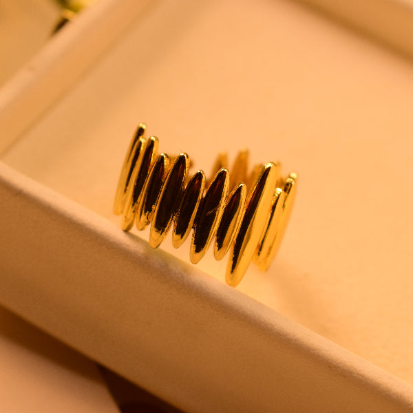 Beautiful Unique Design Gold Plated Ring For Girls/Women