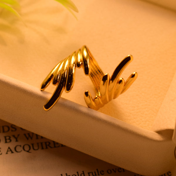 Fancy Unique Design Gold Plated Ring For Girls/Women