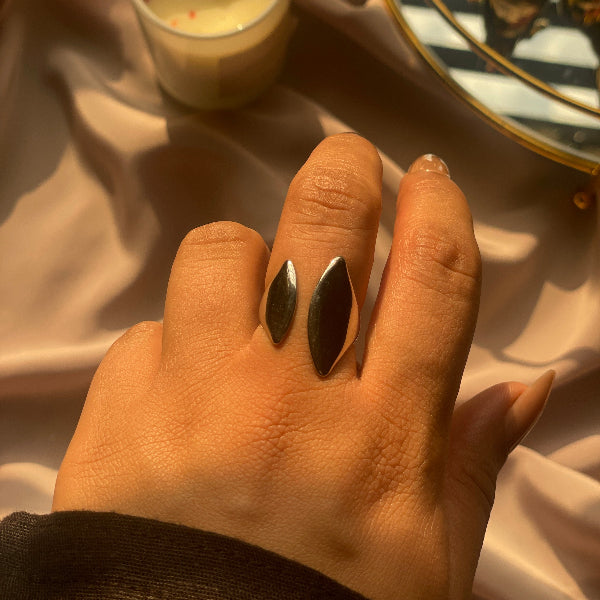 Stylish Unique Design Silver Plated Ring For Girls/Women