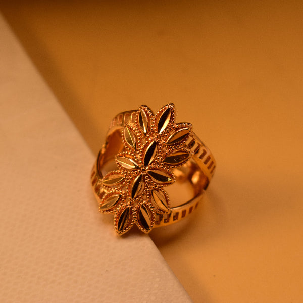 Beautiful Unique Design Gold Plated Ring For Girls/Women