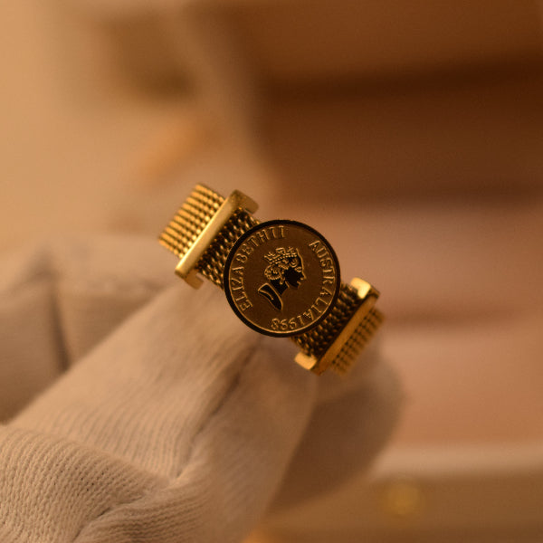 Luminous Unique Design Gold Plated Ring For Girls/Women