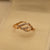 Stylish Elegant Design Crystal Golden/Silver Adjustable Ring for Girls/Women