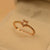 Fancy Star Design Golden/Silver Adjustable Ring for Girls/Women