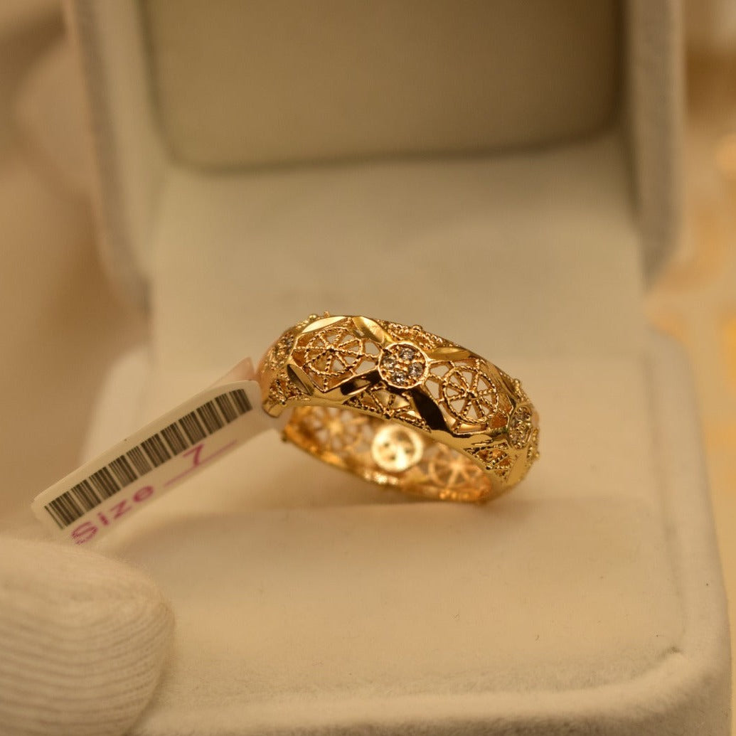 Stylish Design Golden Ring for Girls/Women