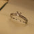 Unique Design Silver Stone Ring for Girls/Women