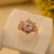 Elegant Design Real Stone Silver Ring for Girls/Women