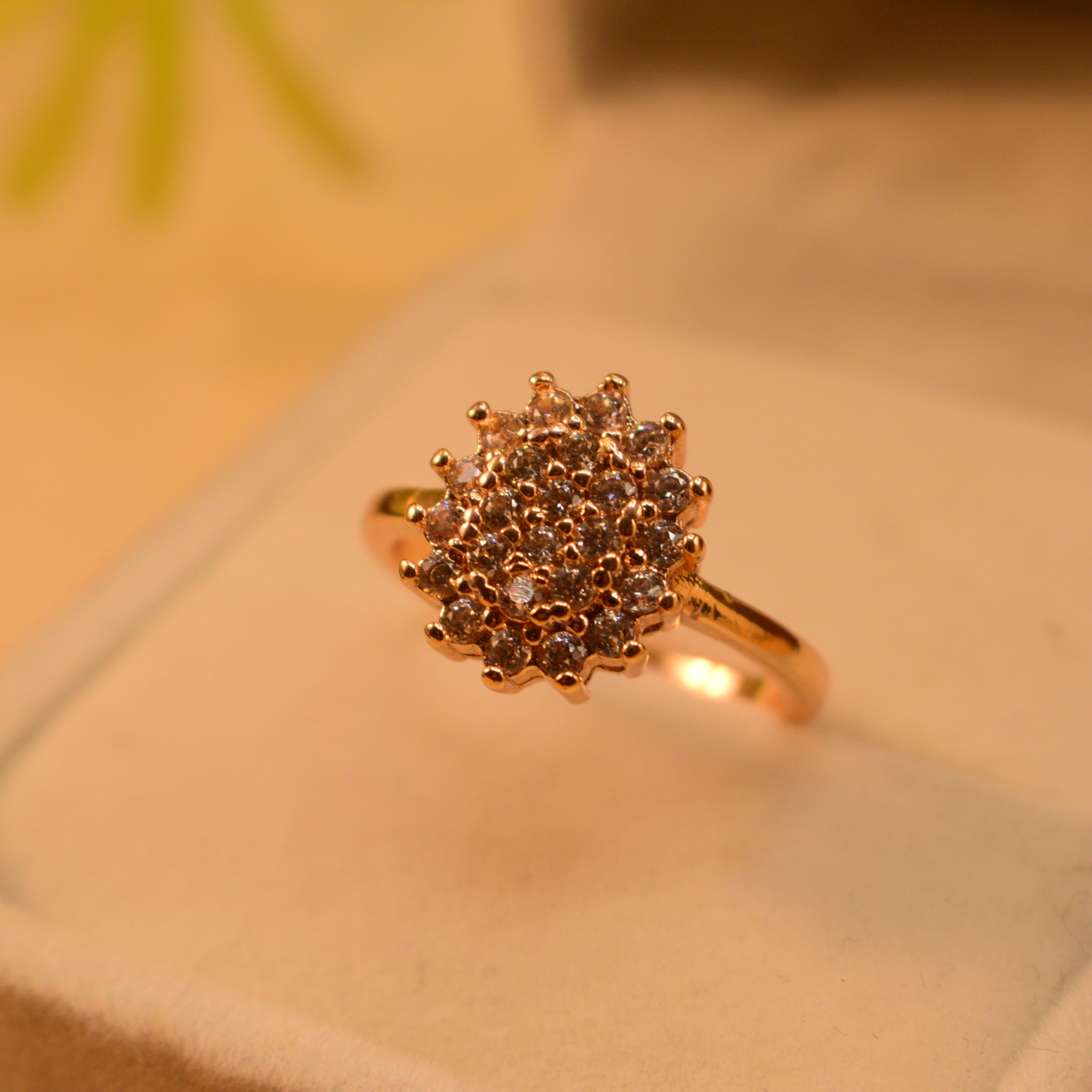 Glorious Gold Plated Ring for Girls/Women