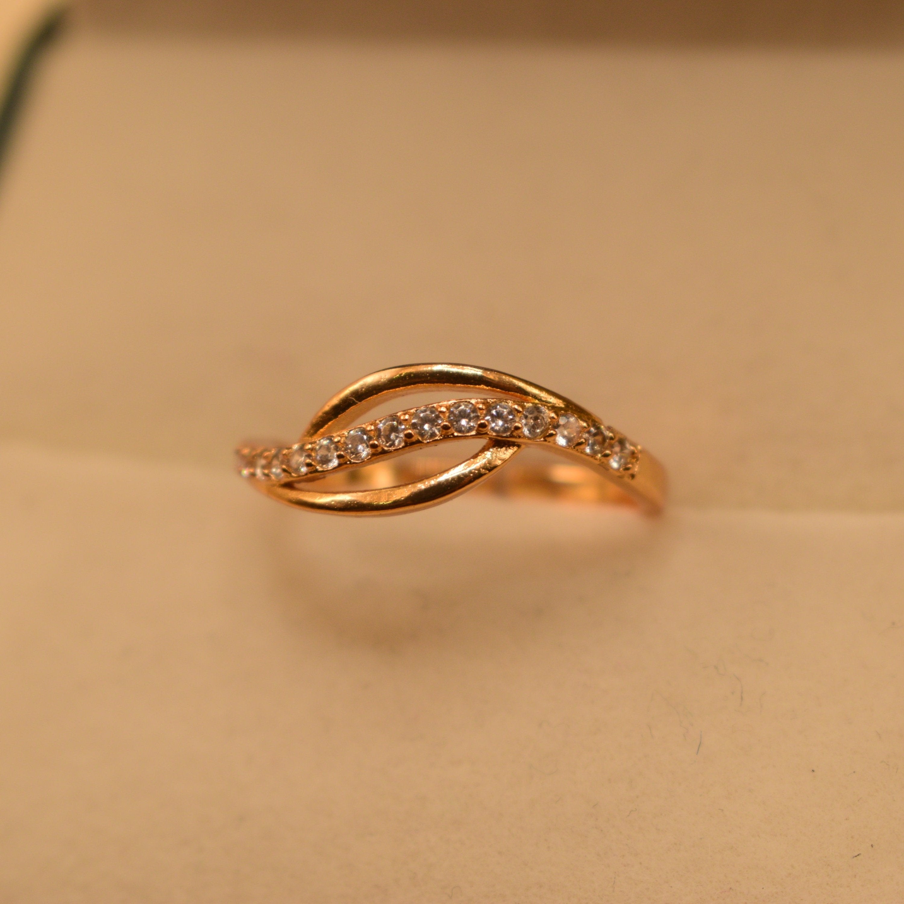 Glamorous 24K Gold Plated Ring for Girls/Women