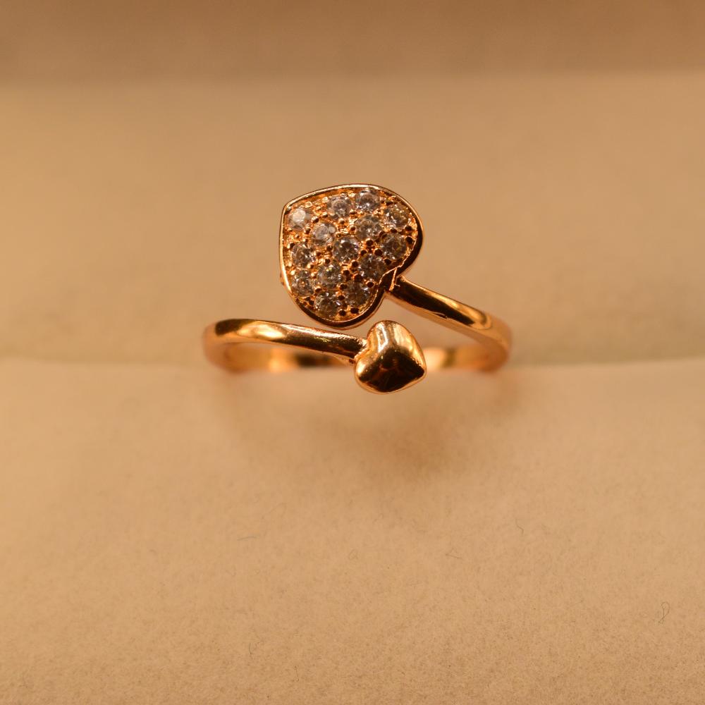 Beautiful Stylish Gold Plated Crystal Stones Ring for Girls/Women