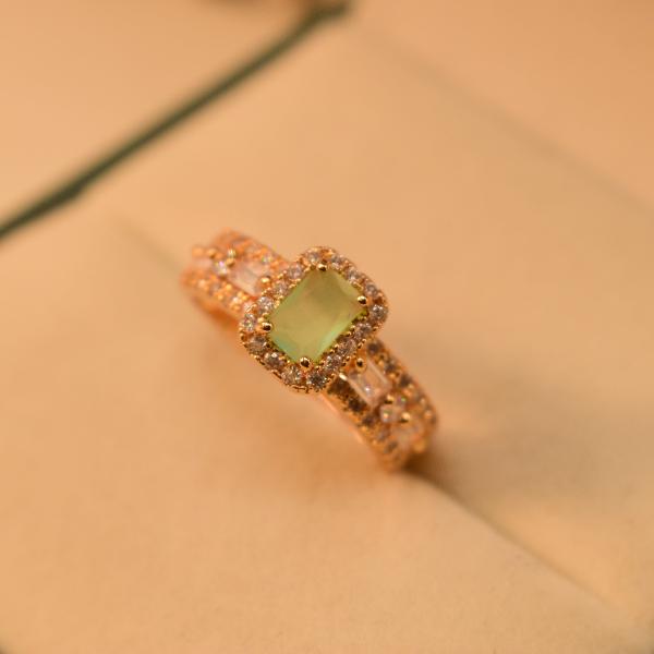 Gorgeous Fancy Real Stones Ring For Girls/Women