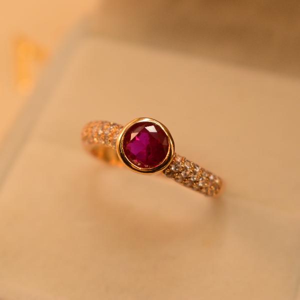 Beautiful Fancy Design Big Stone Ring For Girls/Women