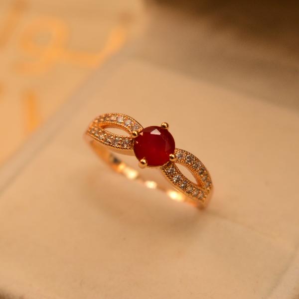 Gorgeous Luxury Design Real Stones Ring For Girls/Women