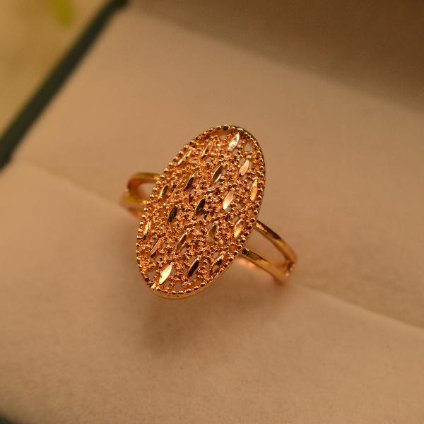 Luxury Unique Design Gold Plated Ring For Girls/Women