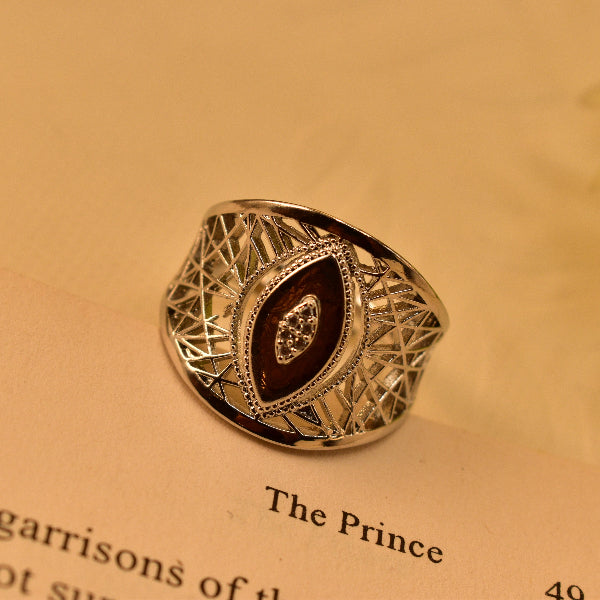 Glamorous Unique Design Crystal Stones Ring For Girls/Women