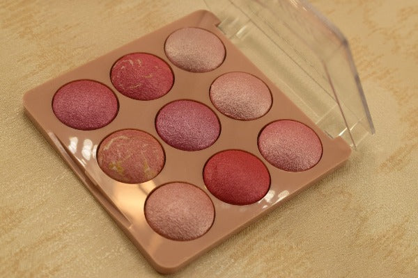 9 Shades Highlighting Blusher Palette Kit for Girls/Women