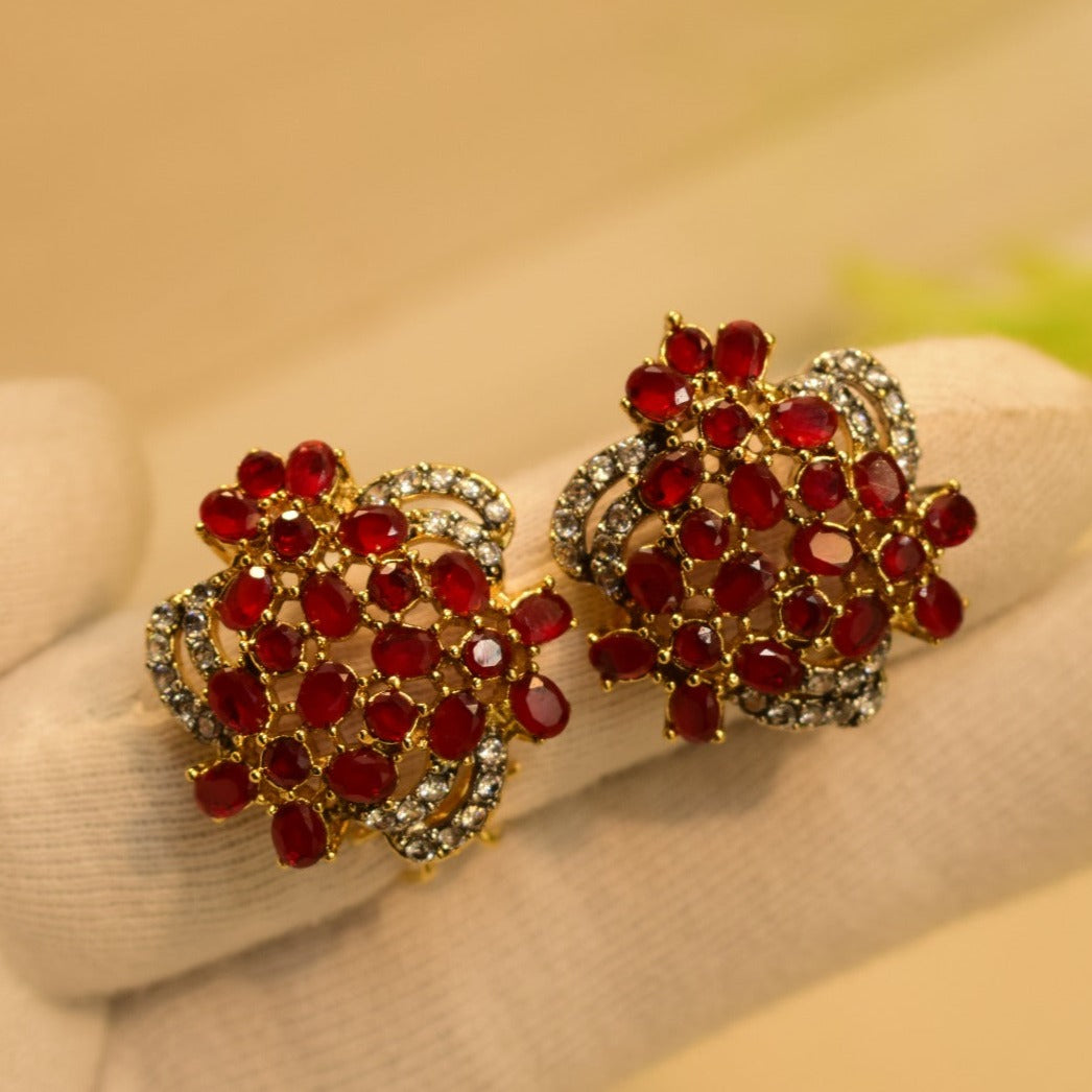 Elegant Design Real Stone Earrings For Girls/women.