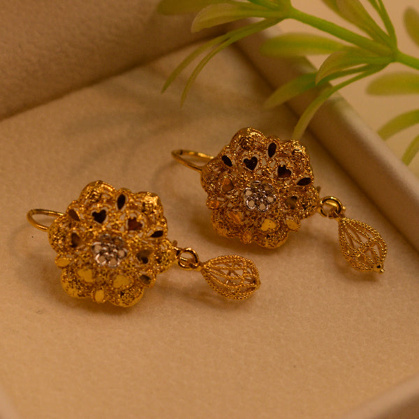 Charming Unique Design Gold Plated Earrings For Girls/women