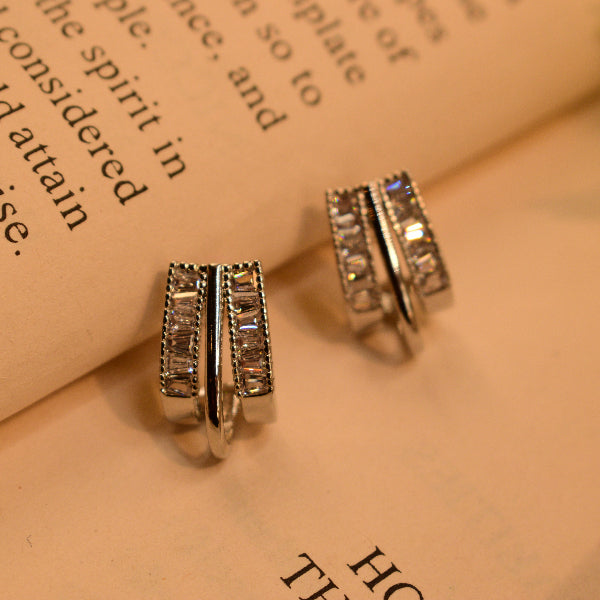 Beautiful Unique Design Crystal Stones Earrings For Girls/women