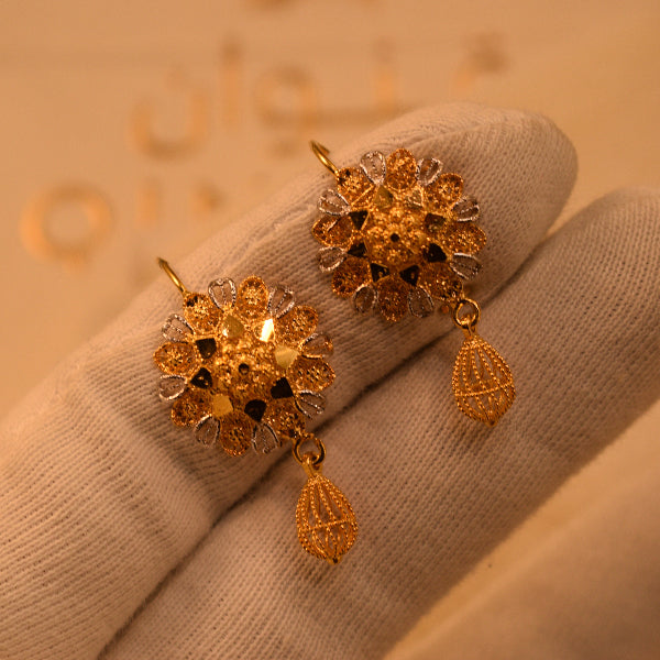 Glamorous Design 22K RP 3.4 Gram Gold Plated Earrings For Girls/women