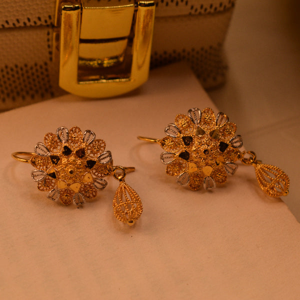 Glamorous Design 22K RP 3.4 Gram Gold Plated Earrings For Girls/women