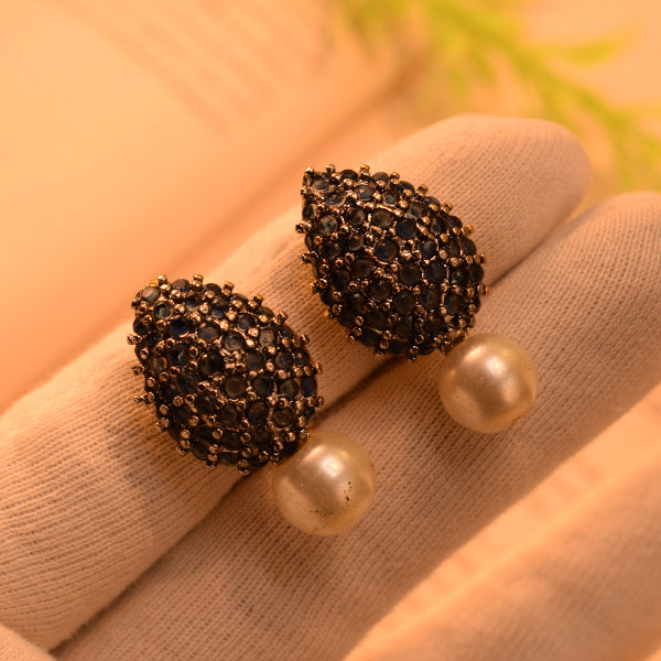 Beautiful Design Gold Plated Crystal Stones Earrings For Girls/women