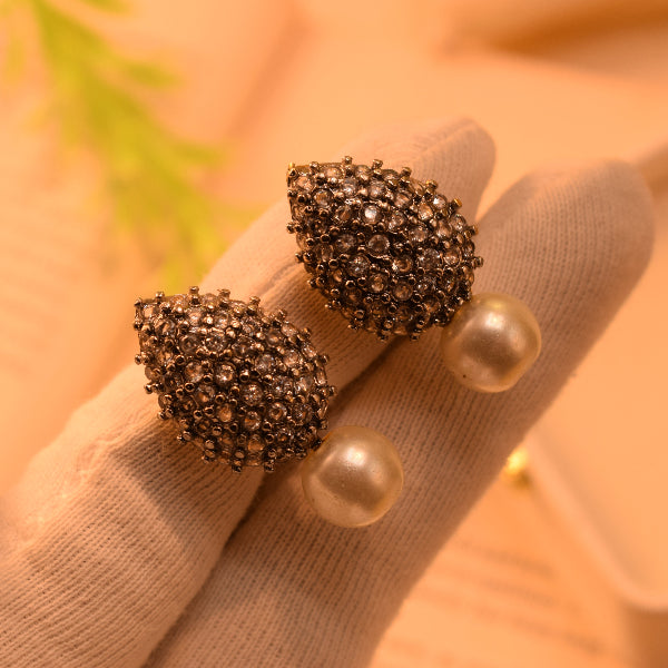 Beautiful Design Gold Plated Crystal Stones Earrings For Girls/women