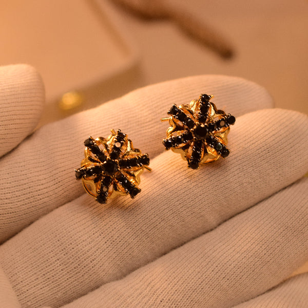 Beautiful Design Gold Plated Crystal Stones Earrings For Girls/women