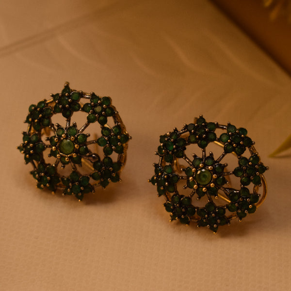 Charming Design Gold Plated Crystal Stones Earrings For Girls/women