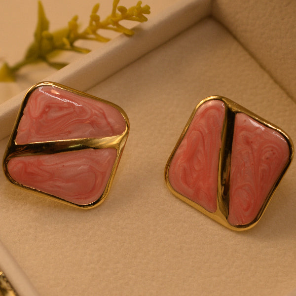 Fancy Unique Design Gold Plated Crystal Stones Earrings For Girls/women