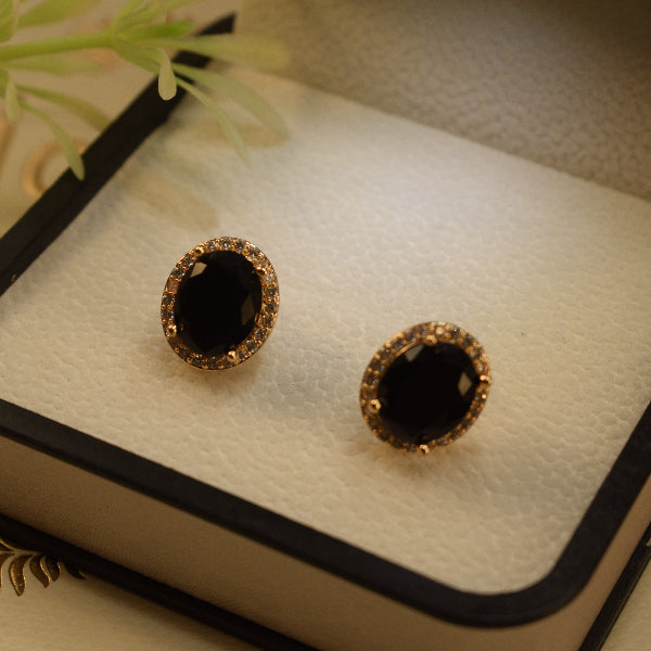 Luminous Unique Design Gold Plated Crystal Stones Earrings For Girls/women