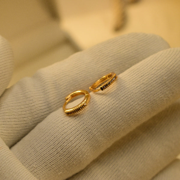 Stylish Unique Design Gold Plated Crystal Stones Earrings For Girls/women