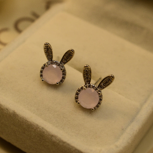 Gorgeous Unique Design Silver Plated Crystal Stones Earrings For Girls/women