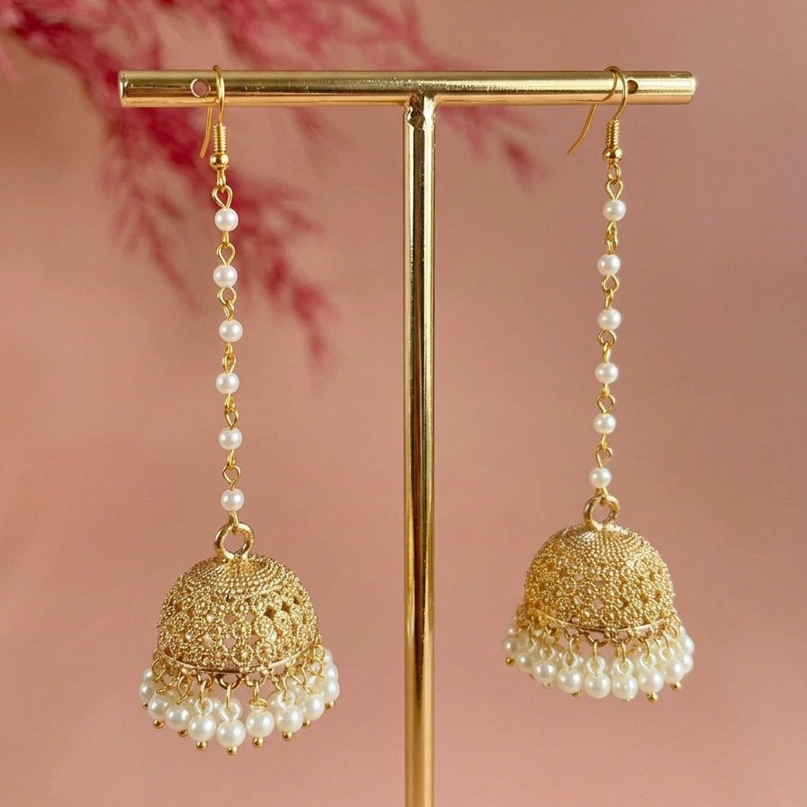 Dazzling Unique Design Pearls Earrings For Girls/women