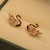 Elegant Design Golden Crystal Earrings For Girls/Women