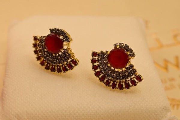 Stylish Design Real Stones Earrings For Girls/women