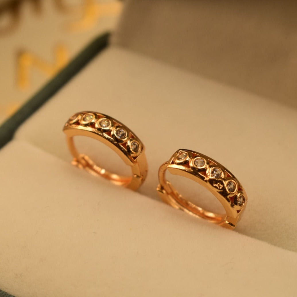 Elegant Design Golden Earrings For Girls/women.