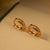 Elegant Design Golden Crystal Stone Earrings For Girls/women.