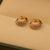 Elegant Design Gold Plated Tiny Earrings For Girls/women.