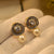 Elegant Design Real Jarai Zircon Pearl Earrings For Girls/women.