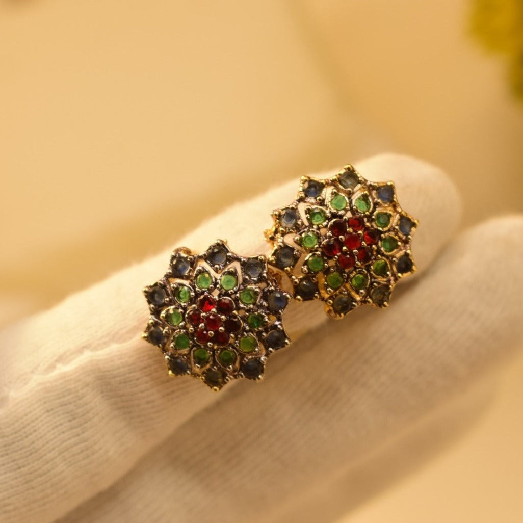 Elegant Design Real Zircon Stone Jarao Earrings For Girls/women.