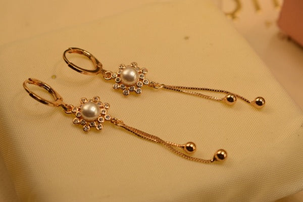 Elegant Design Real Stone Earrings For Girls/women.